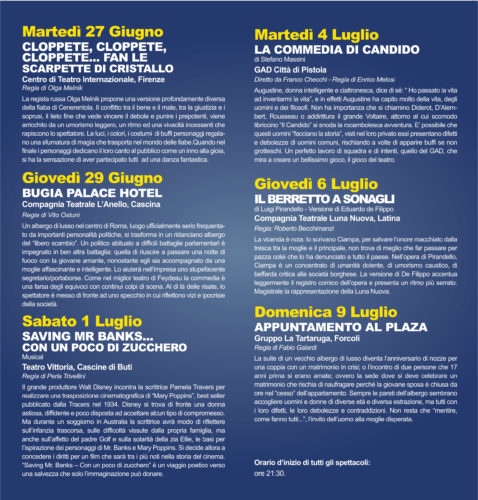 Villa Saletta programma 2017